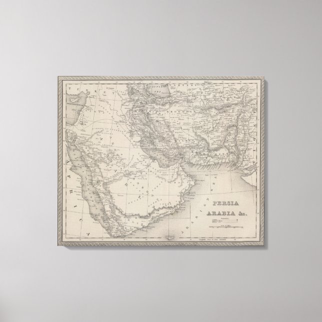Lienzo Persia y Arabia (Anverso)