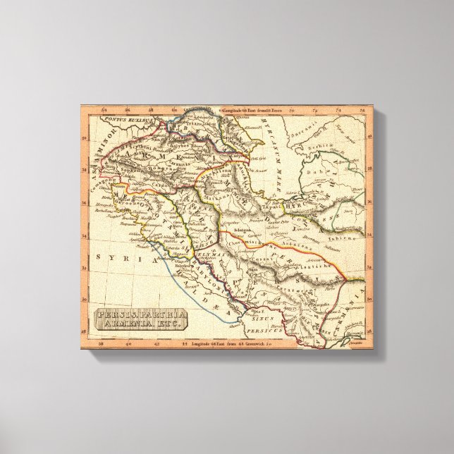 Lienzo Persis, Parthia, Armenia (Anverso)