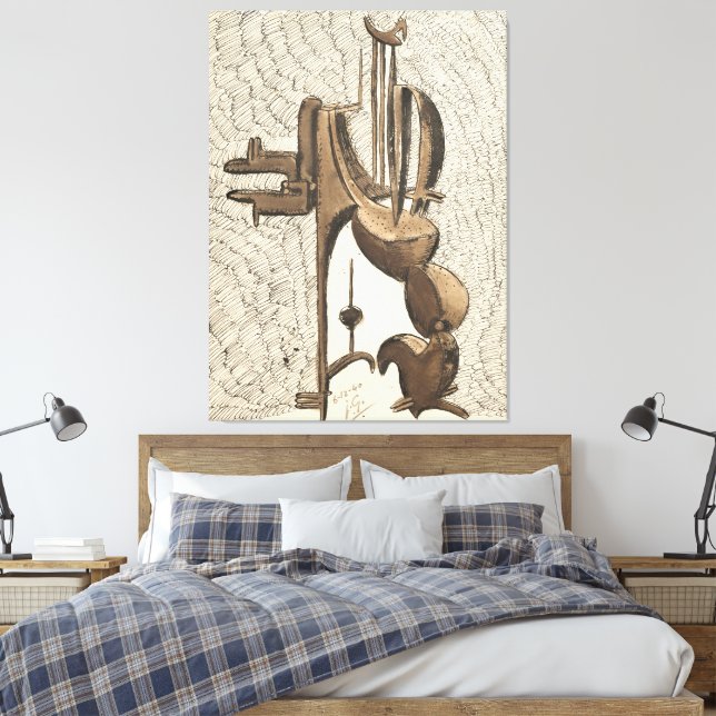 Lienzo Personaje poderoso (Insitu(Dormitorio))