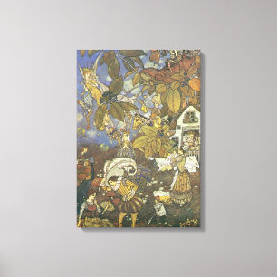 Lienzo Personajes de los libros de cuentos clásicos, Edmu