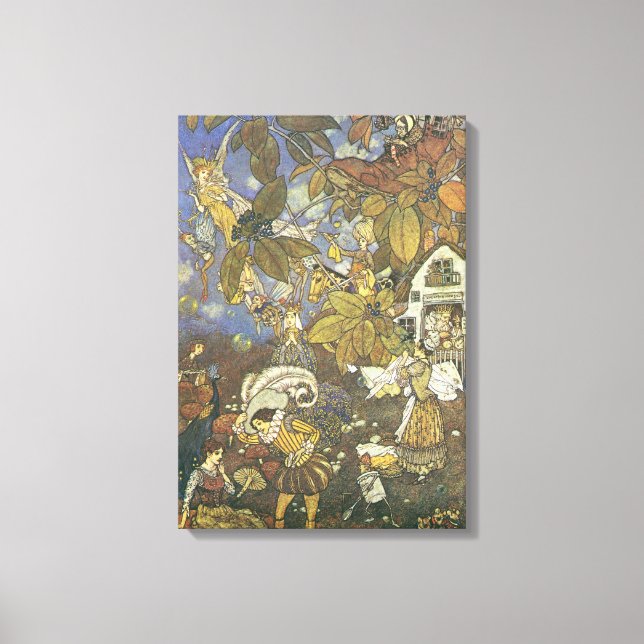 Lienzo Personajes de los libros de cuentos clásicos, Edmu (Anverso)