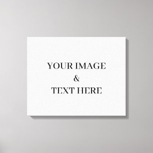 Lienzo Personaliza con tu propia foto y texto aquí