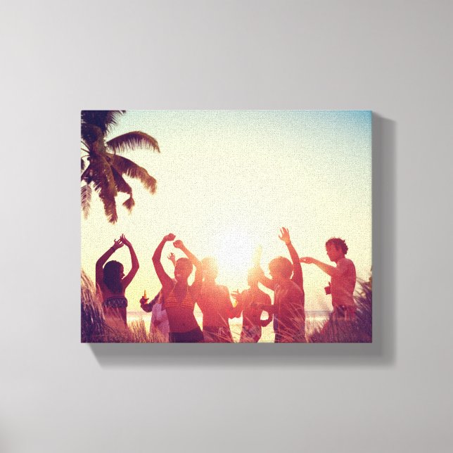 Lienzo Personalizable de 2 lados Elegantes Desplazamiento (Anverso)