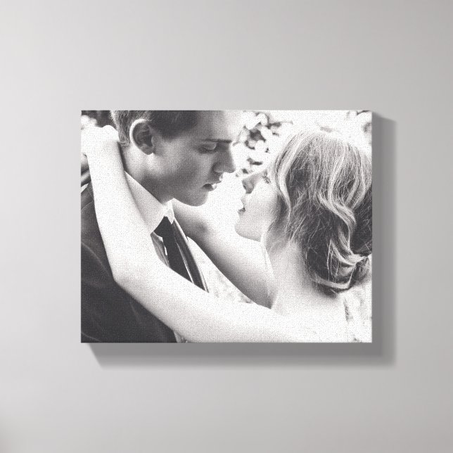 Lienzo Personalizable Elegante De Dos Lados 2 Foto Canva (Anverso)