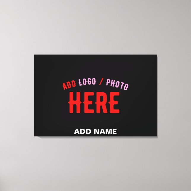 LIENZO PERSONALIZABLE MODERNO ESTILO NEGRO VERIFICADO MAR (Anverso)