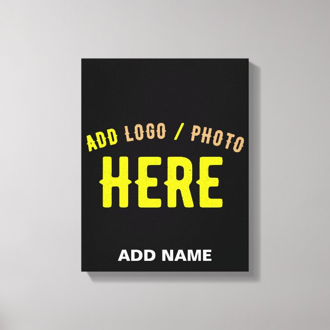 LIENZO PERSONALIZABLE MODERNO ESTILO NEGRO VERIFICADO MAR (Anverso)