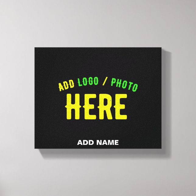 LIENZO PERSONALIZABLE MODERNO ESTILO NEGRO VERIFICADO MAR (Anverso)