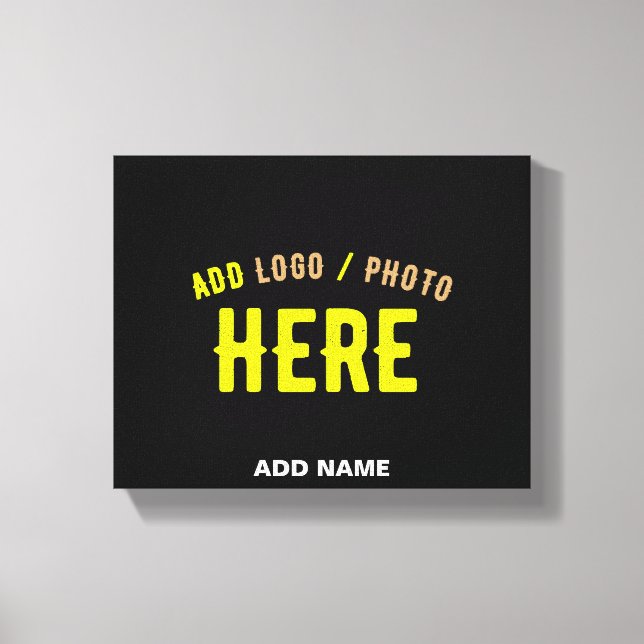 LIENZO PERSONALIZABLE MODERNO ESTILO NEGRO VERIFICADO MAR (Anverso)