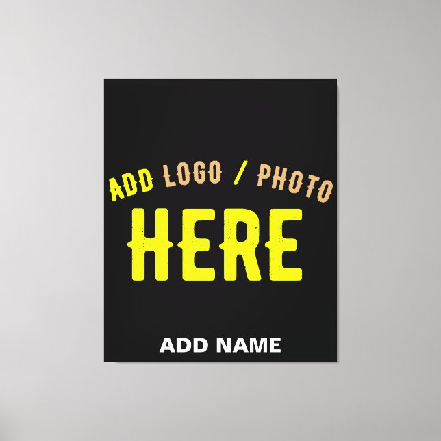 LIENZO PERSONALIZABLE MODERNO ESTILO NEGRO VERIFICADO MAR (Anverso)