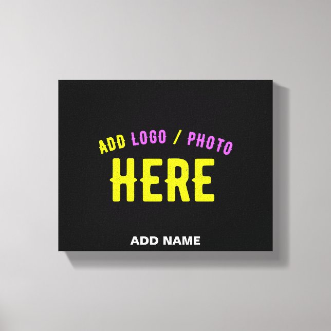 LIENZO PERSONALIZABLE MODERNO ESTILO NEGRO VERIFICADO MAR (Anverso)