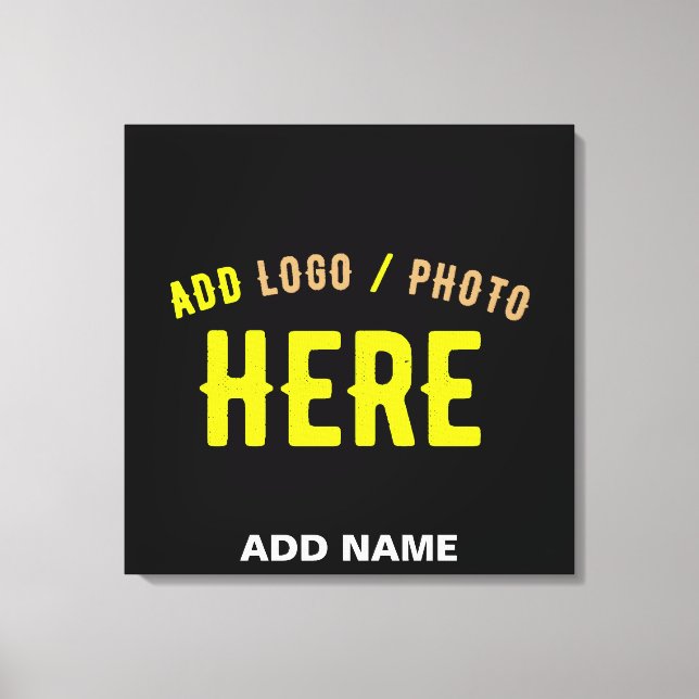 LIENZO PERSONALIZABLE MODERNO ESTILO NEGRO VERIFICADO MAR (Anverso)