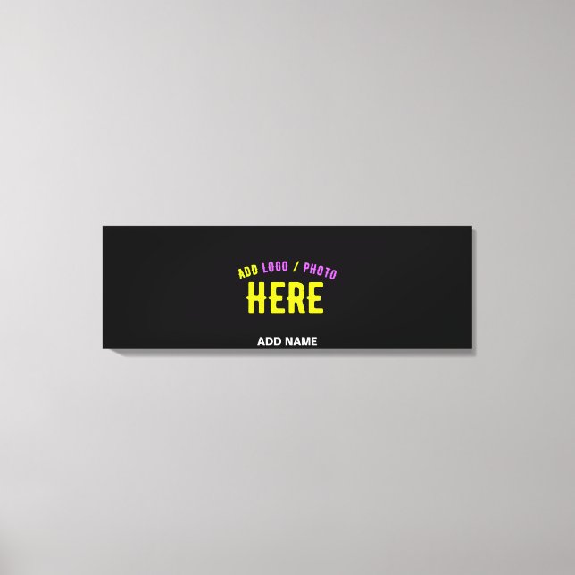 LIENZO PERSONALIZABLE MODERNO ESTILO NEGRO VERIFICADO MAR (Anverso)