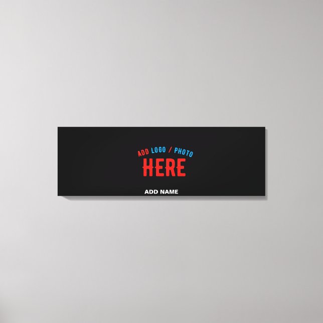LIENZO PERSONALIZABLE MODERNO ESTILO NEGRO VERIFICADO MAR (Anverso)