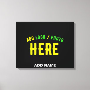 LIENZO PERSONALIZABLE MODERNO ESTILO NEGRO VERIFICADO MAR