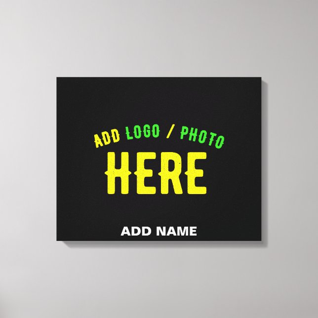 LIENZO PERSONALIZABLE MODERNO ESTILO NEGRO VERIFICADO MAR (Anverso)