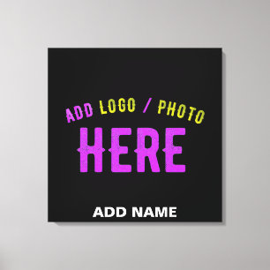 LIENZO PERSONALIZABLE MODERNO ESTILO NEGRO VERIFICADO MAR