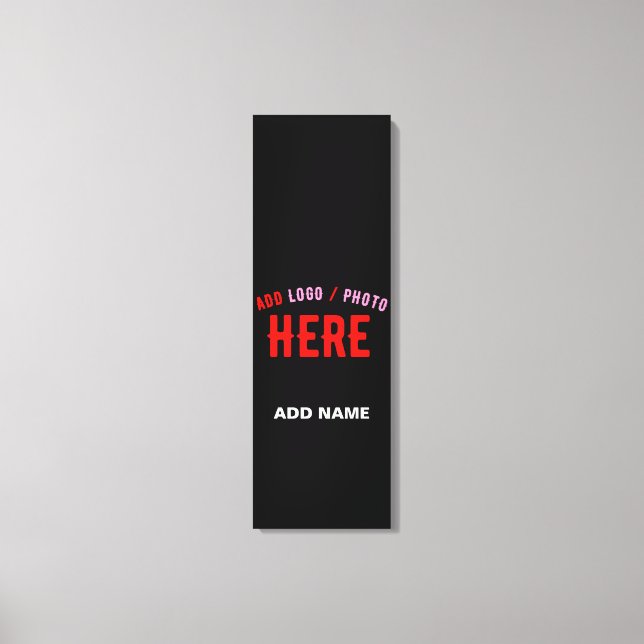LIENZO PERSONALIZABLE MODERNO ESTILO NEGRO VERIFICADO MAR (Anverso)