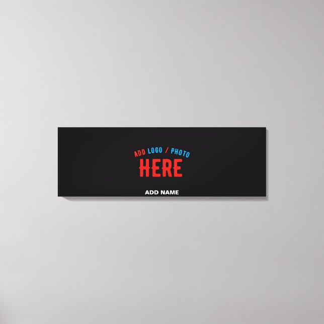 LIENZO PERSONALIZABLE MODERNO ESTILO NEGRO VERIFICADO MAR (Anverso)