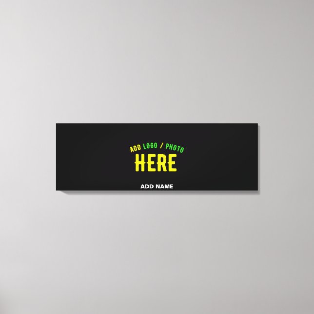 LIENZO PERSONALIZABLE MODERNO ESTILO NEGRO VERIFICADO MAR (Anverso)