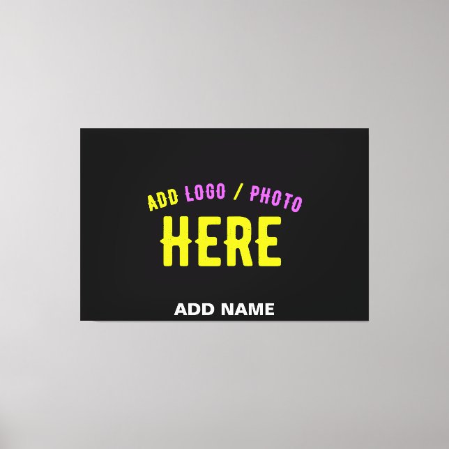 LIENZO PERSONALIZABLE MODERNO ESTILO NEGRO VERIFICADO MAR (Anverso)