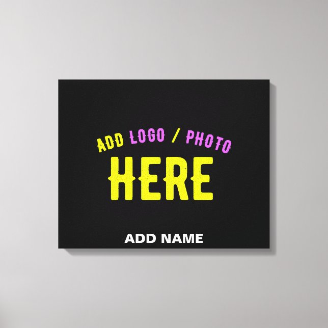 LIENZO PERSONALIZABLE MODERNO ESTILO NEGRO VERIFICADO MAR (Anverso)