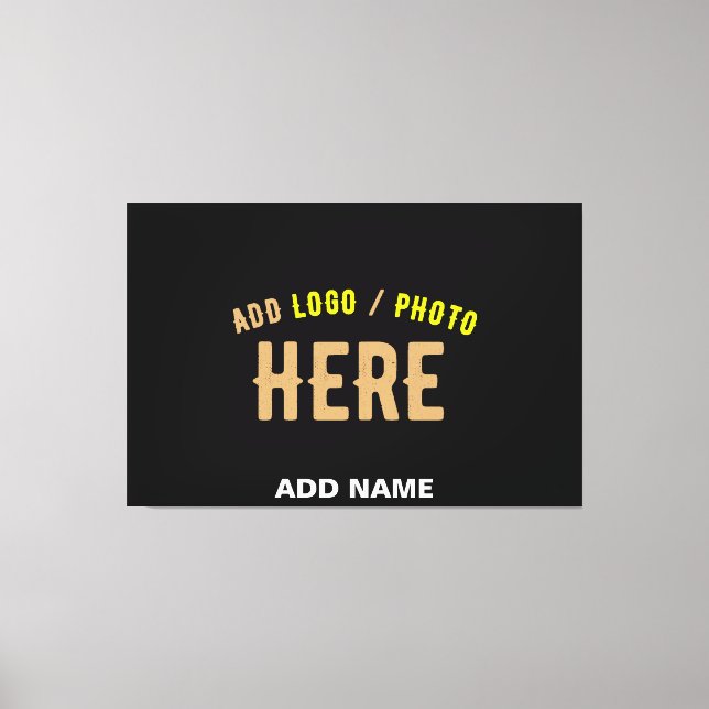 LIENZO PERSONALIZABLE MODERNO ESTILO NEGRO VERIFICADO MAR (Anverso)