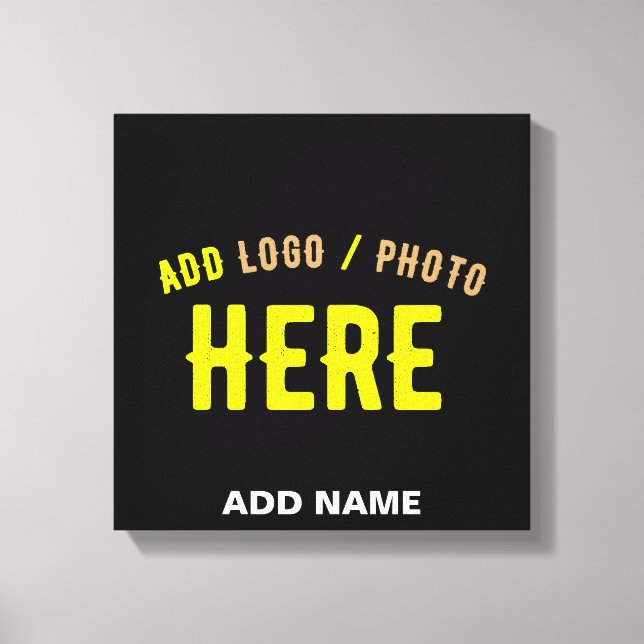 LIENZO PERSONALIZABLE MODERNO ESTILO NEGRO VERIFICADO MAR (Anverso)