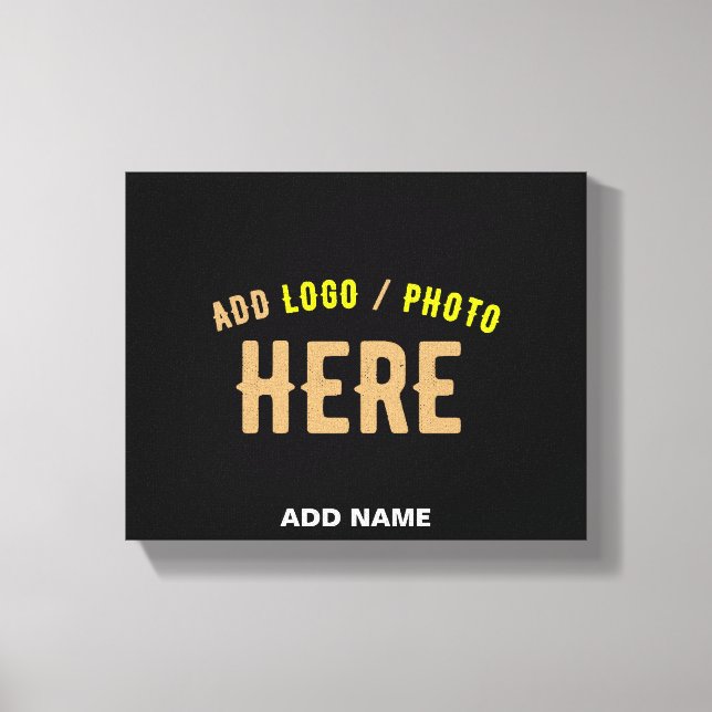 LIENZO PERSONALIZABLE MODERNO ESTILO NEGRO VERIFICADO MAR (Anverso)