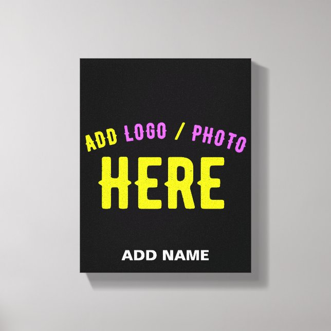 LIENZO PERSONALIZABLE MODERNO ESTILO NEGRO VERIFICADO MAR (Anverso)