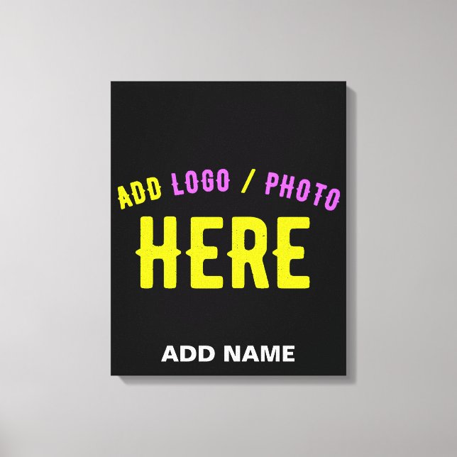 LIENZO PERSONALIZABLE MODERNO ESTILO NEGRO VERIFICADO MAR (Anverso)