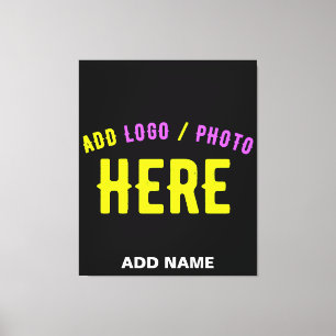 LIENZO PERSONALIZABLE MODERNO ESTILO NEGRO VERIFICADO MAR