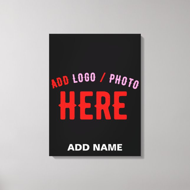 LIENZO PERSONALIZABLE MODERNO ESTILO NEGRO VERIFICADO MAR (Anverso)