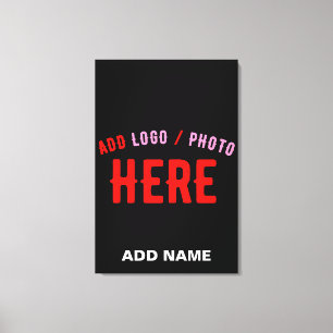 LIENZO PERSONALIZABLE MODERNO ESTILO NEGRO VERIFICADO MAR