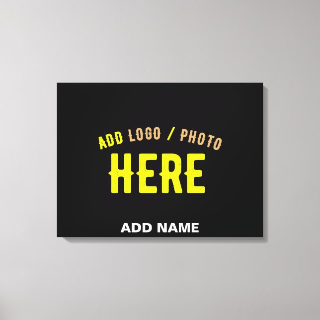 LIENZO PERSONALIZABLE MODERNO ESTILO NEGRO VERIFICADO MAR (Anverso)