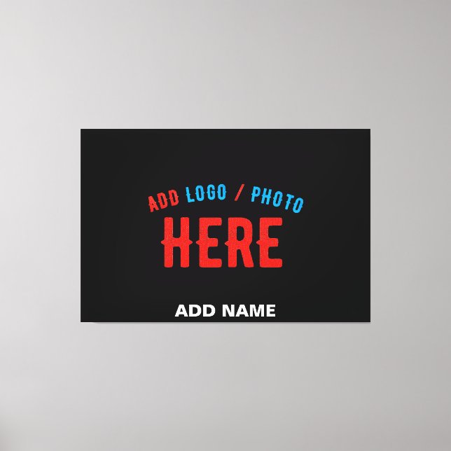 LIENZO PERSONALIZABLE MODERNO ESTILO NEGRO VERIFICADO MAR (Anverso)