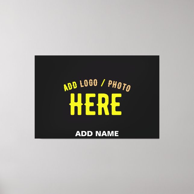 LIENZO PERSONALIZABLE MODERNO ESTILO NEGRO VERIFICADO MAR (Anverso)