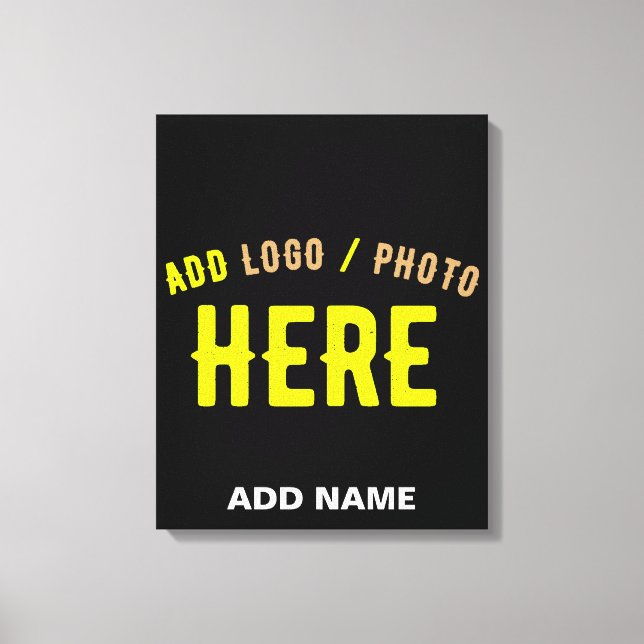 LIENZO PERSONALIZABLE MODERNO ESTILO NEGRO VERIFICADO MAR (Anverso)