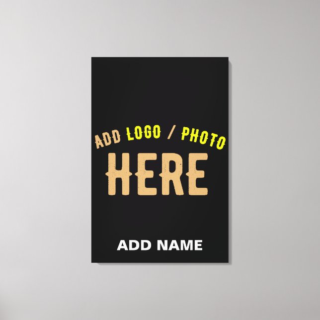 LIENZO PERSONALIZABLE MODERNO ESTILO NEGRO VERIFICADO MAR (Anverso)