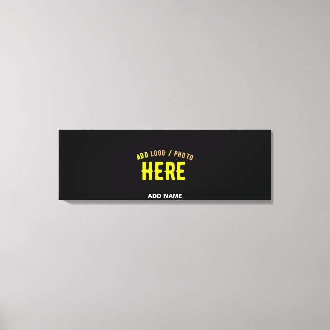 LIENZO PERSONALIZABLE MODERNO ESTILO NEGRO VERIFICADO MAR (Anverso)