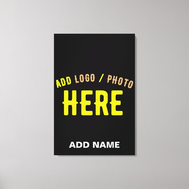 LIENZO PERSONALIZABLE MODERNO ESTILO NEGRO VERIFICADO MAR (Anverso)