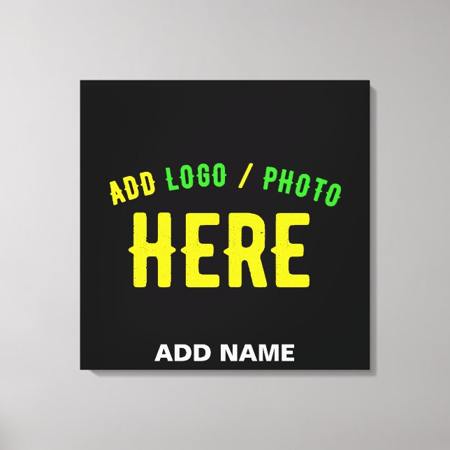 LIENZO PERSONALIZABLE MODERNO ESTILO NEGRO VERIFICADO MAR (Anverso)