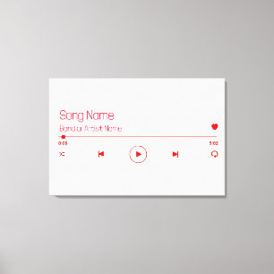 Lienzo Personalizable tu música favorita