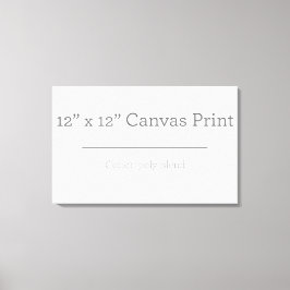 Lienzo Personalizado 12 X 12 Canvas