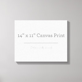 Lienzo Personalizado 14 X 11 Canvas