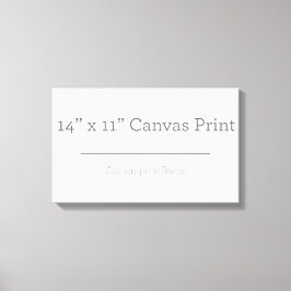 Lienzo Personalizado 14 X 11 Canvas