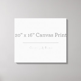 Lienzo Personalizado 20 X 16 Canvas