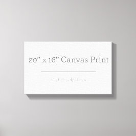 Lienzo Personalizado 20 X 16 Canvas