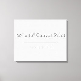 Lienzo Personalizado 20 X 16 Canvas