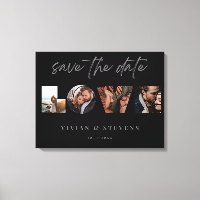 Lienzo Personalizado 4 Aniversario del Colegio de Fotos d (Anverso)