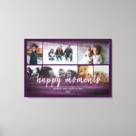 Lienzo Personalizado 7 fotos con marco abstracto de Borgo